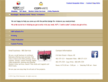 Tablet Screenshot of keepsakecopywrite.com